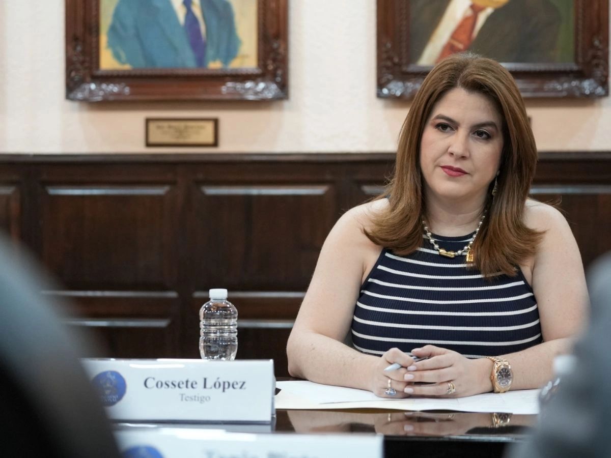 Cossette López Osorio declarando en juicio político
