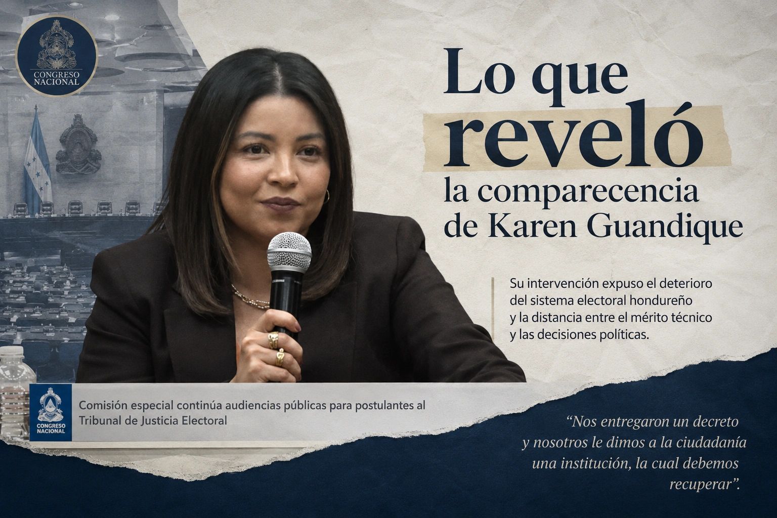 Ilustración principal de Lo que reveló la comparecencia de Karen Guandique