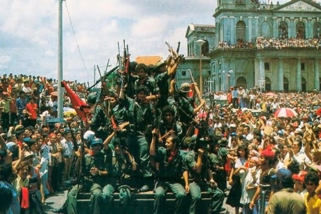 Triunfo de la revolución Sandinista, 1979.