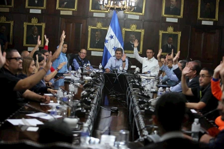 Consejo de ministros de gobierno de Juan Orlando Hernández