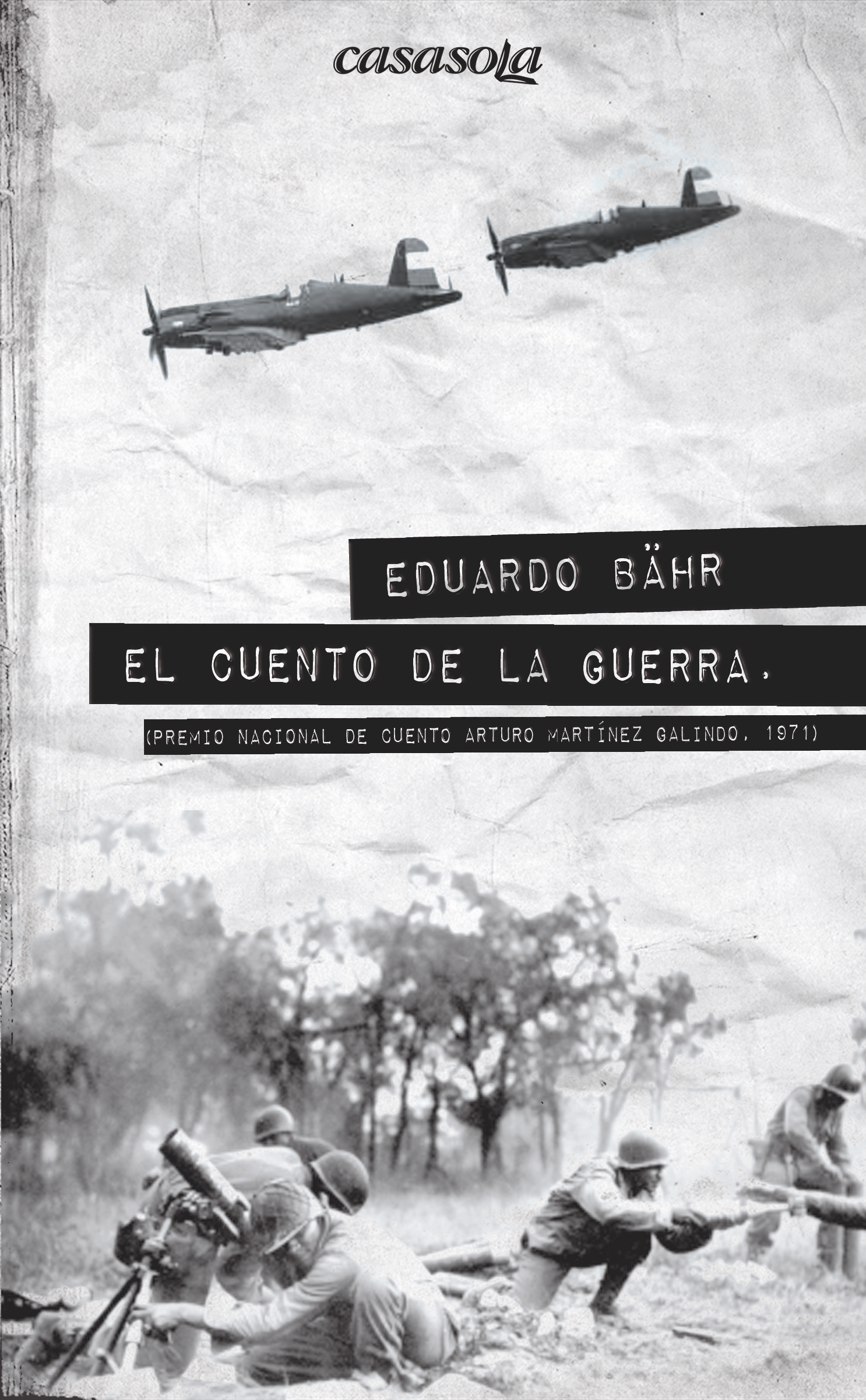 Portada de El cuento de la guerra, de Eduardo Bähr.